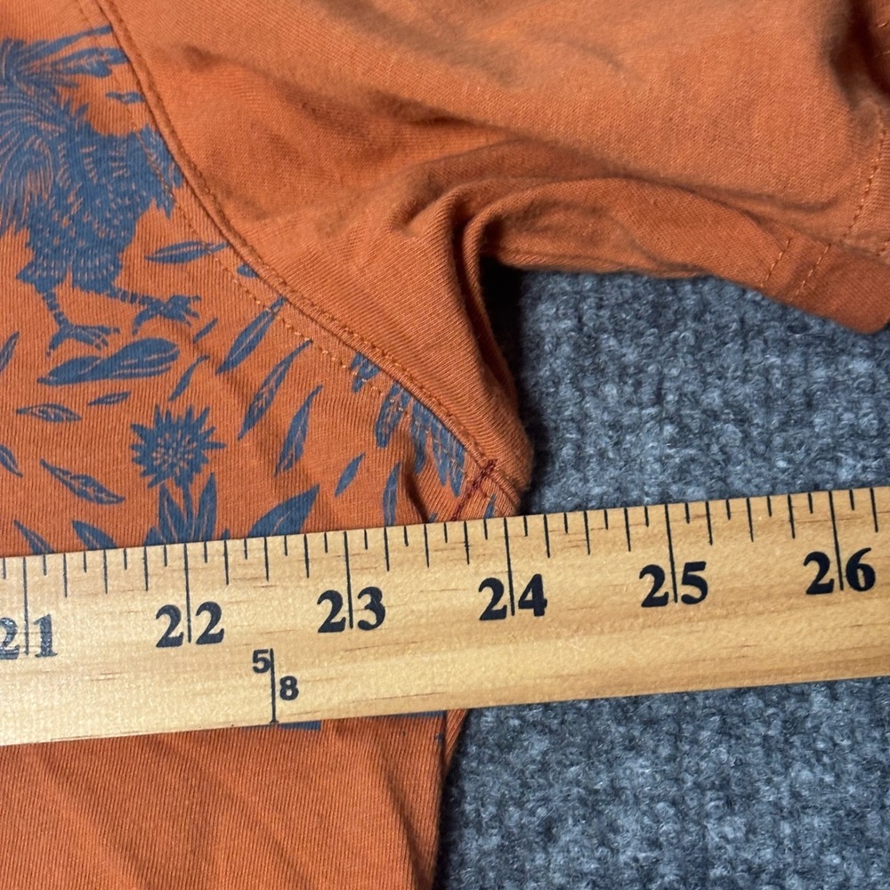 Howler Brothers Pocket Shirt Mens XL Orange Heed The Call Rooster Graphic Print - Picture 7 of 10
